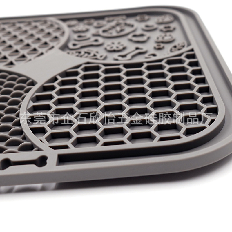 Plato de Silicona con Ventosa para Mascotas, Comedero Lento, Plato para Perros, Plato para Comida, Juguete para Gatos, Bandeja para Comida, Plato para Perros con Diseño Anti-Asfixia