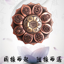Finger gyro tip Buddha's eye lotus wheel bronze tip手指陀螺1