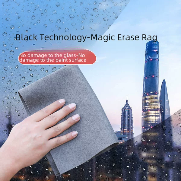 Magic Rag Black Thickeneded Magic Cloth Glass Cleaning Lazy Rag Absorbs Water and Cleans Without Water Marks Fiber Rag