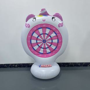 Inflatable Throwing Game Target Water Inflatable Darts Football Shooting Dart Board Sticky Kidsren's Throwing Toy