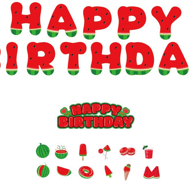 GTZ-segunda bandera de tirón de caramelo 1 Decoración de cumpleaños Bandera de tirón 1 elemento de piruleta 1 Bandera de piruleta 1 huevo grande