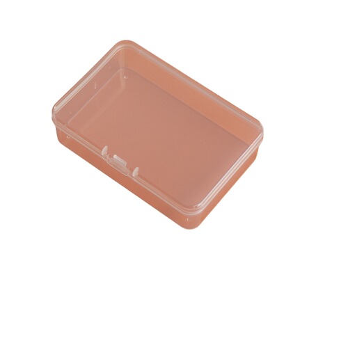 Rectangular transparent storage box, storage box for accessories and jewelry, PP plastic storage box, DIY nail packaging box, hardware parts
