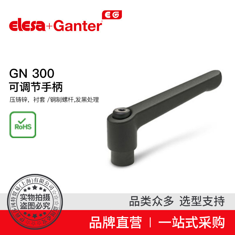 Elesa Ganter伊莉莎冈特 GN 300 可调节手柄 压铸锌（4）
