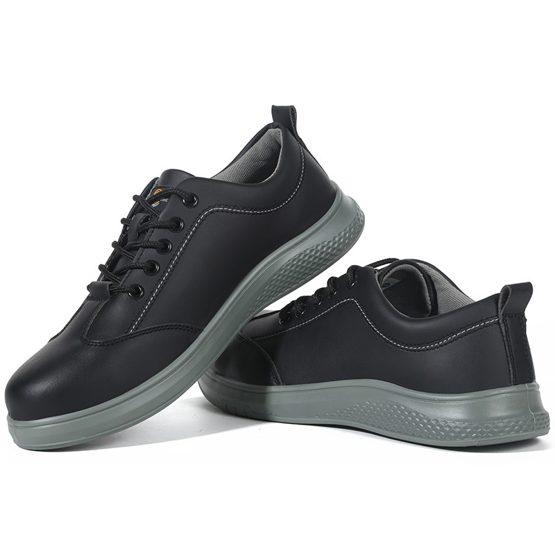 Zapatos de protección laboral antiestáticos transfronterizos de un pie, anti-rotura, anti-perforación, cabeza de plástico, zapatos de seguridad transpirables, herramientas, zapatos de protección ligeros