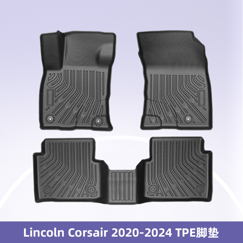 Aplicable a Lincoln Corsair 2020 - 2024 3D todo el tiempo TPE cojín de piso para automóviles