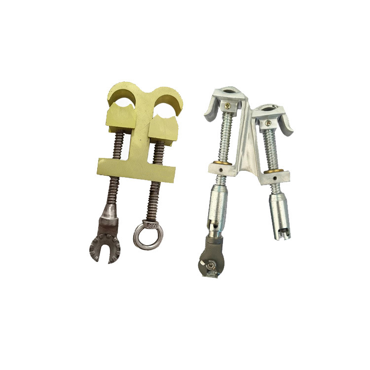 水平锁杆异形并沟线夹带电作业引流线夹猴头线夹电力金具锁线夹