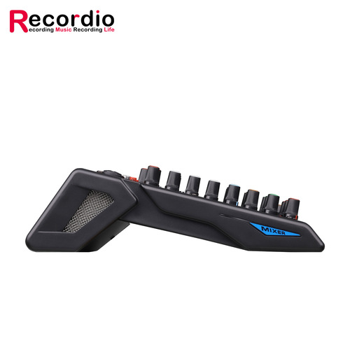 Cross-border mixer professional 4/6-way small mixer for stage performance wedding conference home with USB flash drive Bluetooth playback