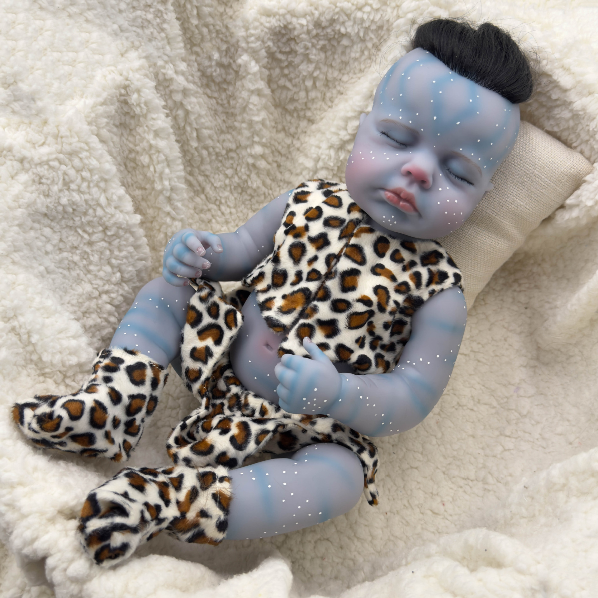 19 pulgadas Reborn loulou Avatar muñeca de comercio electrónico transfronterizo suministro de productos de venta rápida Tongdu