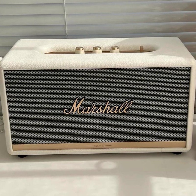 BluetoothスピーカーMARSHALL Stanmore II欧版無線bluetooth木製レトロ音響高低音|undefined