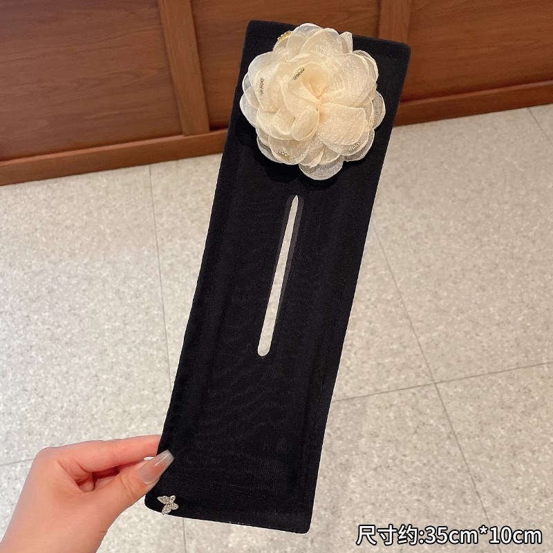 Perezoso torcer placa giratorio artefacto para el cabello con lazo horquilla femenina 2025 nuevo estilo cabeza de capullo accesorios para el cabello cabeza de bola horquilla fija