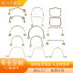 Factory Direct Sales Gift Box Metal Handle Metal Ring Gift Box Metal Handle Ring Packaging Handle Handle