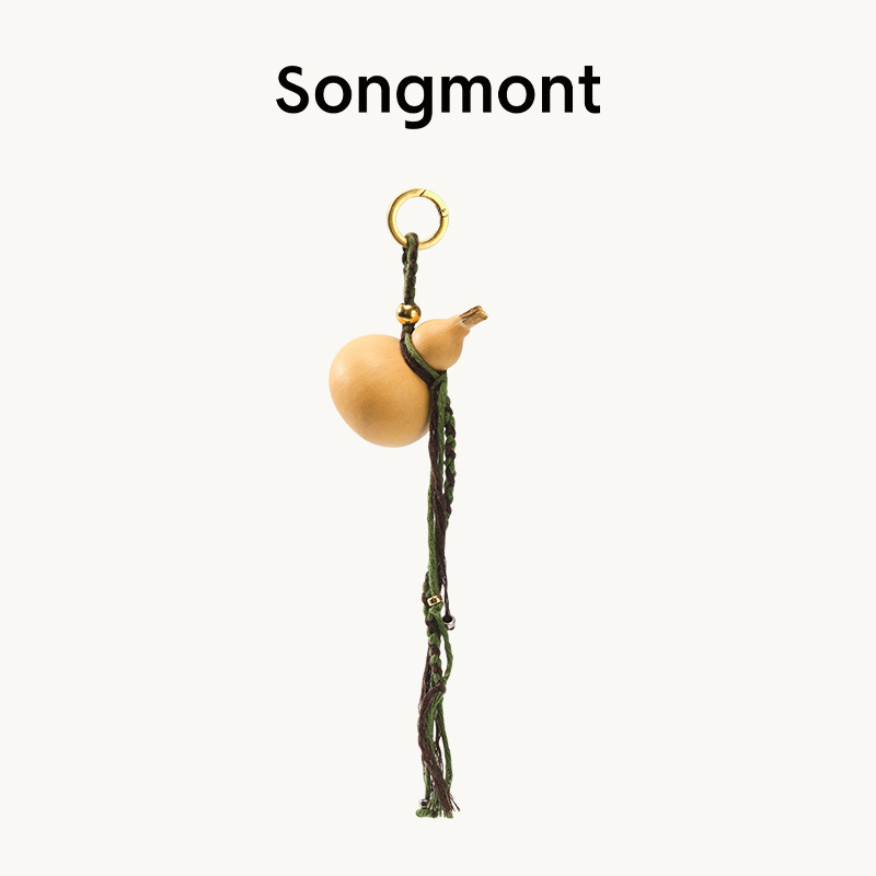 Songmont山下有松包葫芦挂件虎牙乌朵编织挂饰勇气石转运筒无事珠|undefined