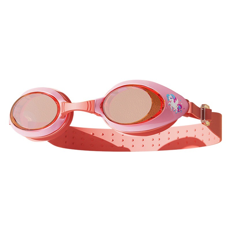 Children's swimming goggles waterproof anti-fog HD boys and girls professional swimming glasses swimming cap set diving special equipment