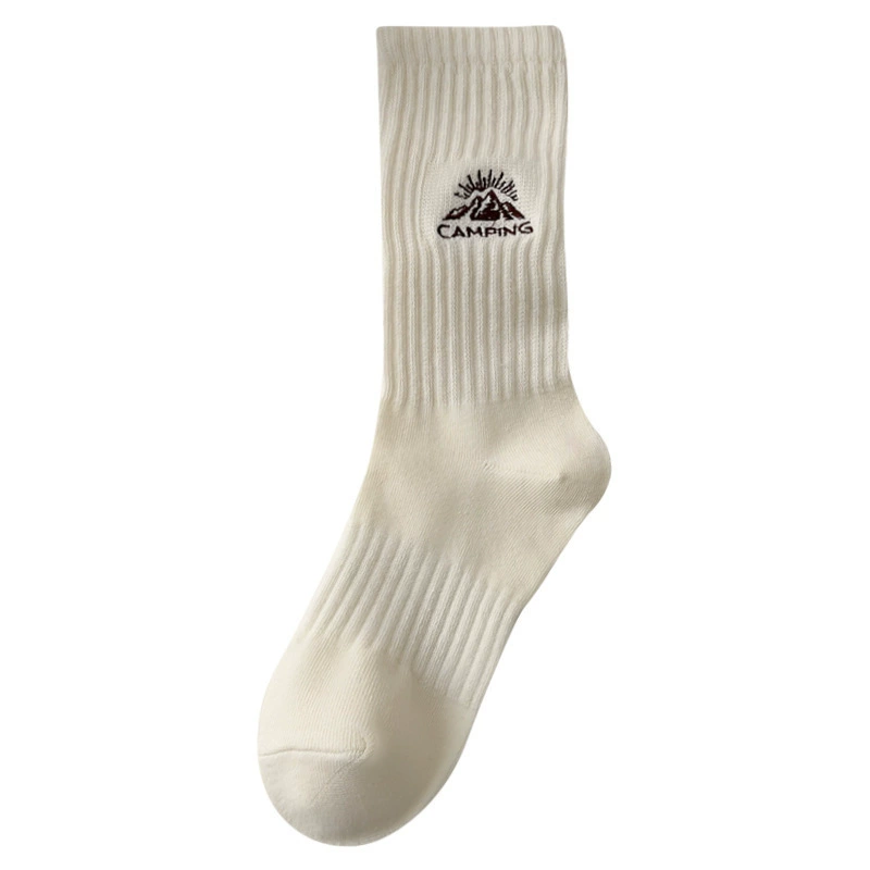 Демисезонная брендовая вышивка, спорт knee socks (колготки с вышивкой), с вышивкой, 36