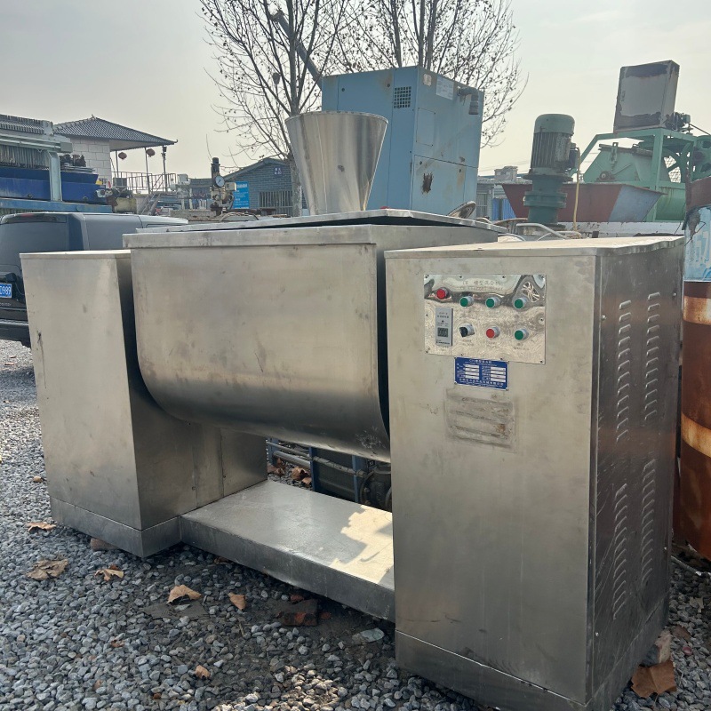 回收二手不锈钢槽型混合机  工业立式混料机  化工真空混合设备