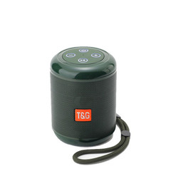 TG519 Fabric Bluetooth Speaker Outdoor Portable TWS Dual-Channel Card Slot FM Subwoofer Creative Gift Mini Speaker