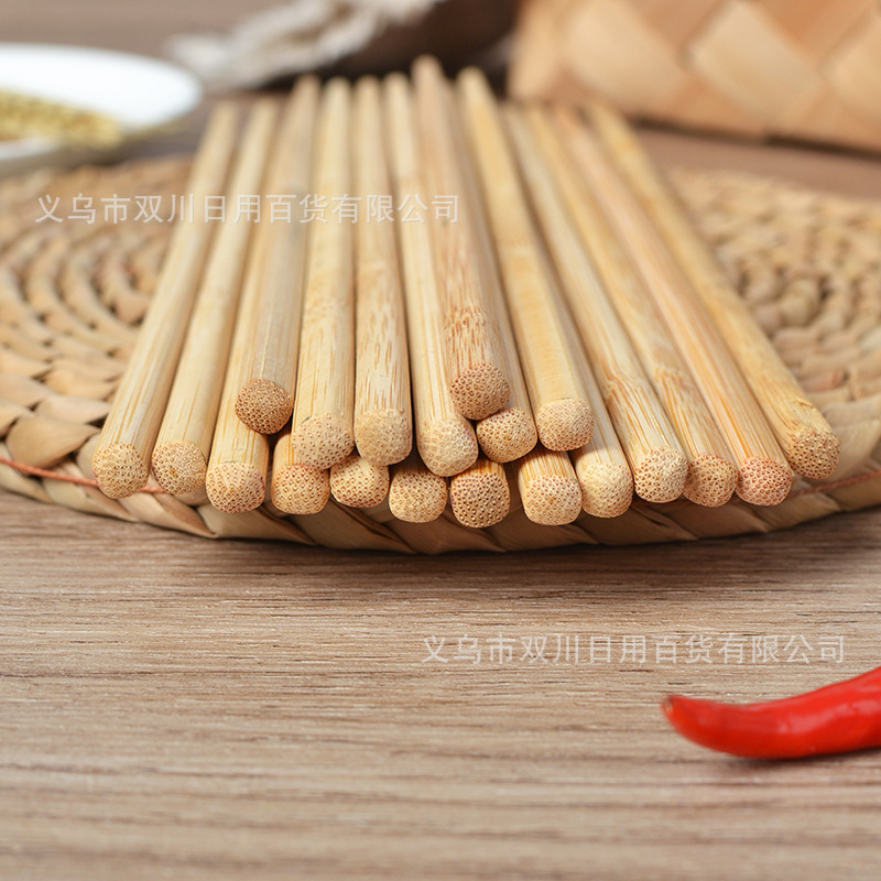 27cm火鍋箸10足セット無節家庭用箸ホテル箸会販売用ギフトチケット箸卸売り|undefined