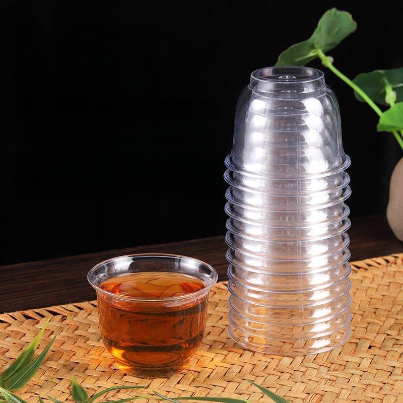 Practical kung fu tea cup for brewing tea, thickened and anti-scalding, suitable for tea tasting and entertaining guests, disposable cup, multifunctional and portable