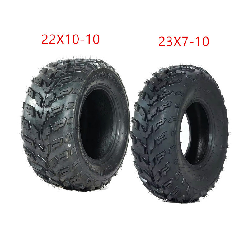 四轮摩托越野沙滩车10寸轮胎22X10-10加厚耐磨23*7-10真空胎橡胶x