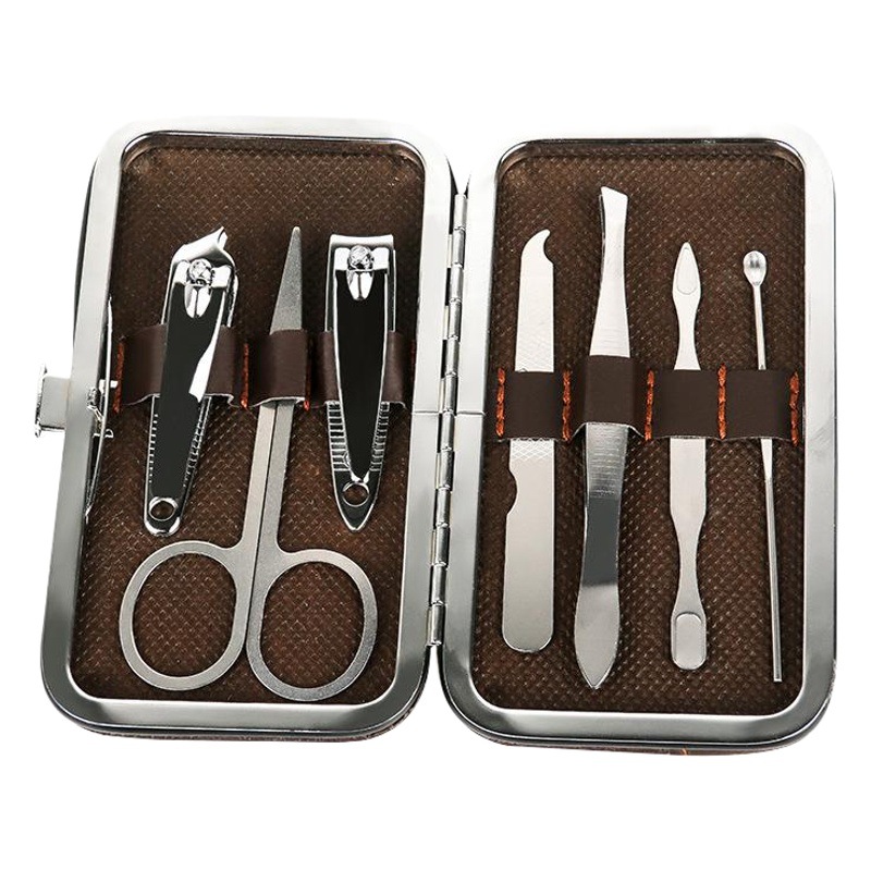 Nail Clippers suit 7-piece set factory direct supply home beauty manicure manicure tools travel portable manicure suit