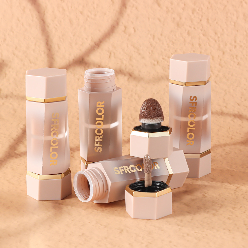 s.f.r color transfronterizo proveedor directo de fábrica impermeable natural sombra de nariz silueta doble cepillo líquido reparación