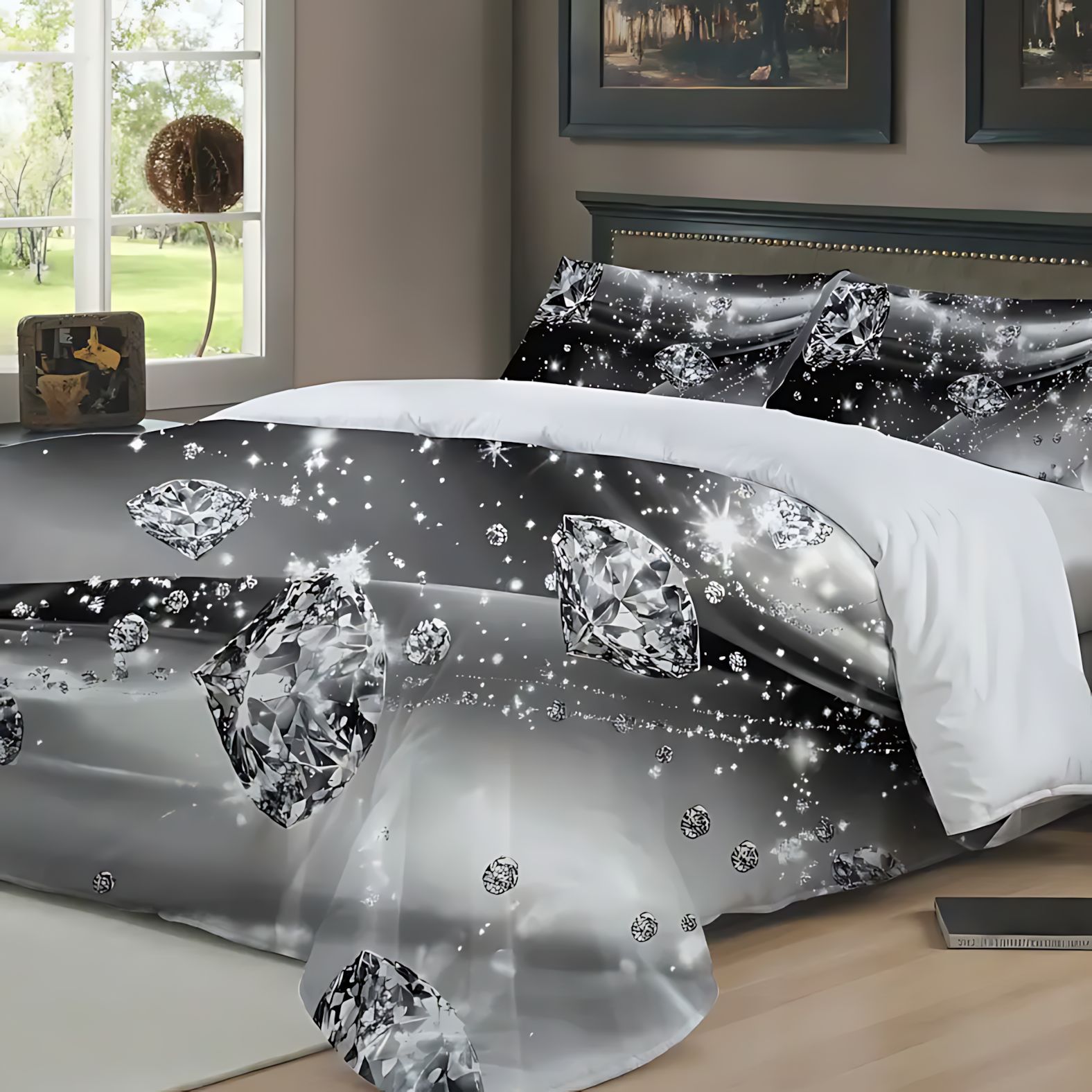 TEMU / JIT Transfrontier Soft Cover Kit Brilliant Diamond HD Digital Printed Bed