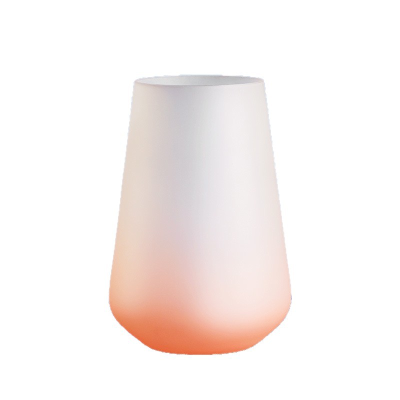 Pintado a mano Lexins viento gradiente mate anti-caída simple taza de agua doméstica de alto valor de cristal taza al por mayor