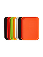 1VPR快餐长方形汉堡餐盘餐厅传菜盘端菜盘子食堂商用塑料方盘