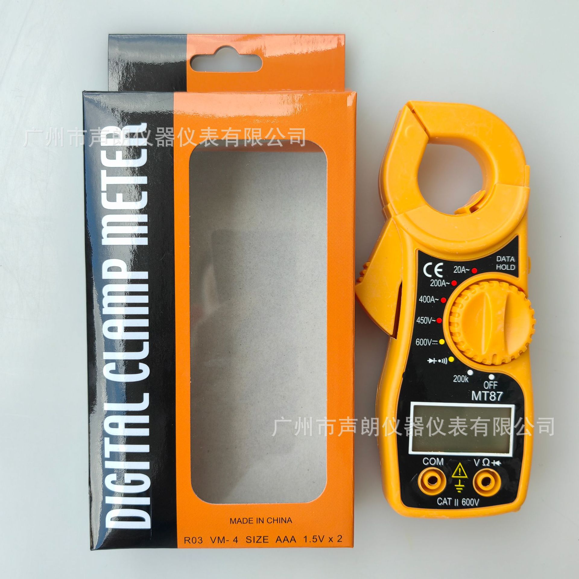 Mt87 Digital Clamp Meter Ac 400A Digital Display Multimeter Export Export Ammeter Voltmeter