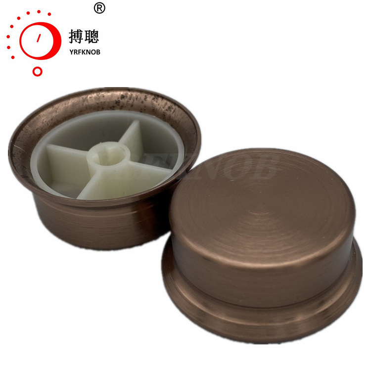 Ʒ��YRFKNON���Ͻ���ť����������ͭɫñ����˿��30-35*15mm��ť