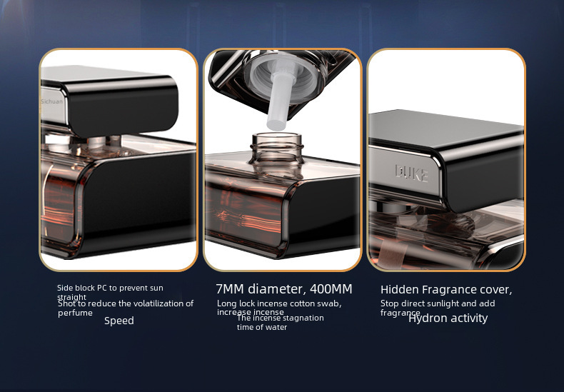 Parfum de tableau de bord de voiture Carfeile, décoration de verre, parfum léger longue durée, déodorant, parfum de voiture haut de gamme, siège_voghion.com