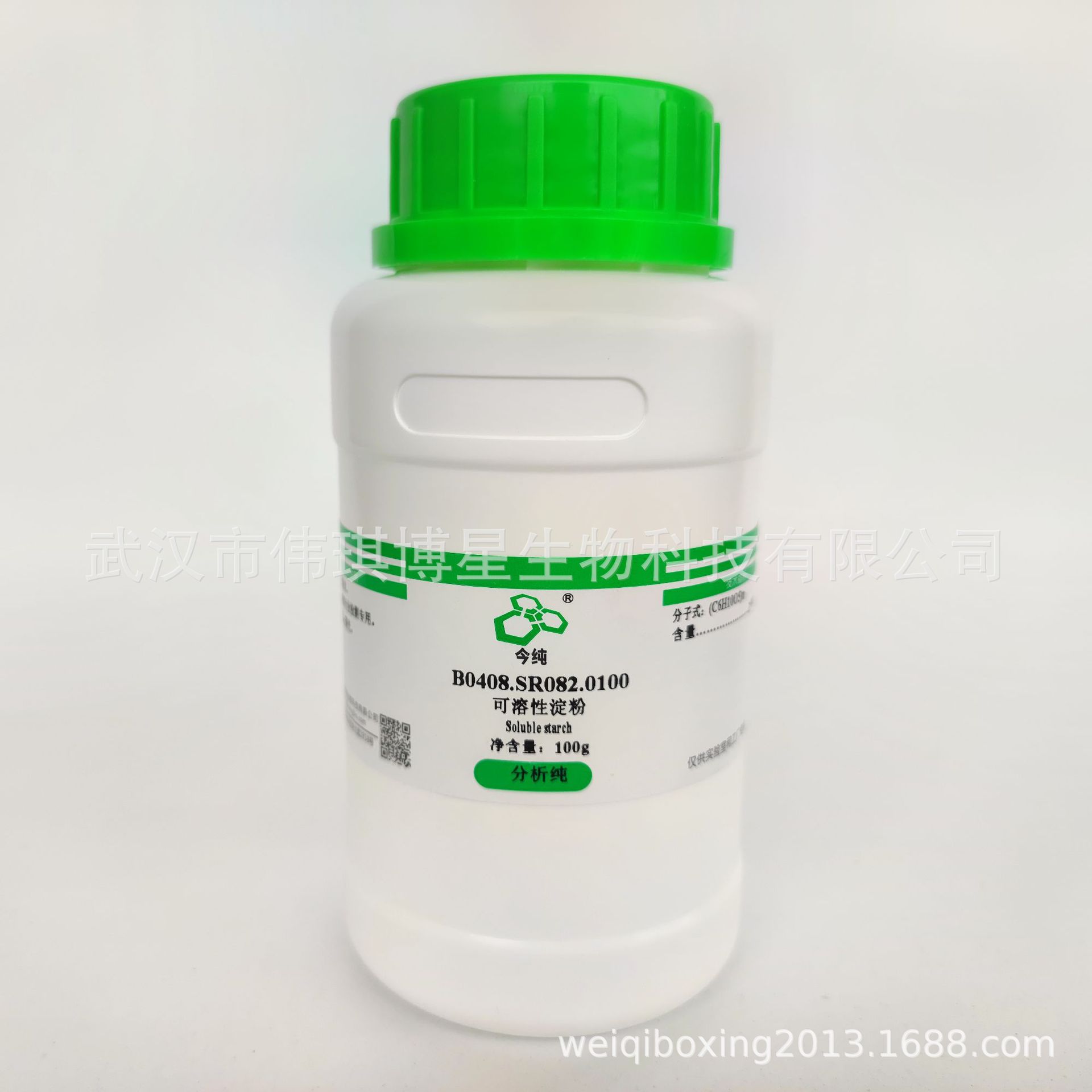 酶制剂工业检测 专用可溶性淀粉 AR100g