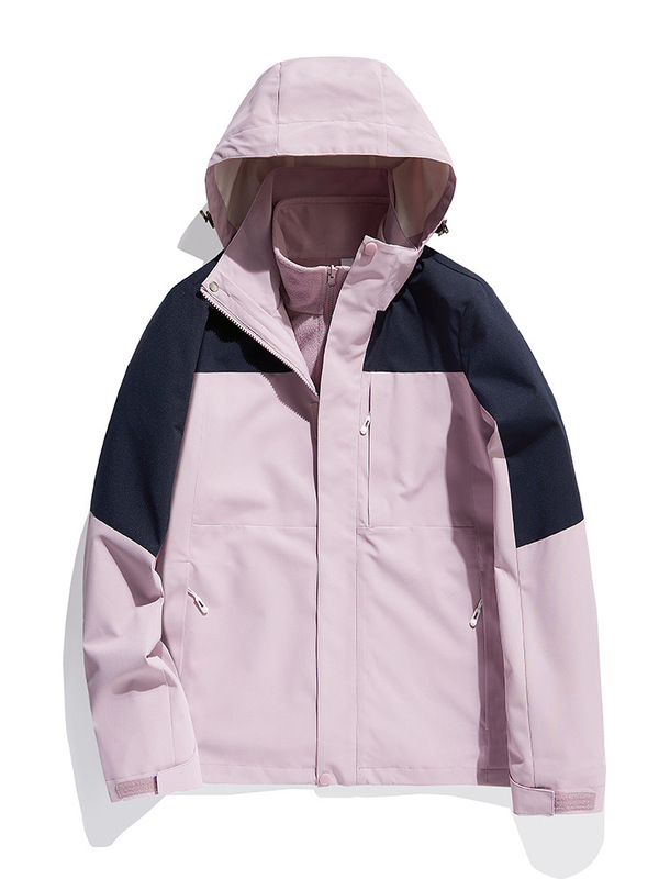 2025冲锋衣男三合一防泼水户外登山服女可拆卸两件套可定制印LOGO|undefined