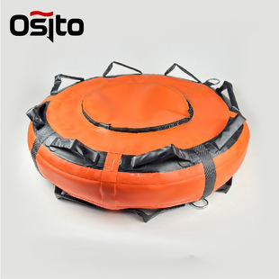 Orange Free Submersible Floating Ball Sea Signal Buoy Water Floating Plate Inflatable PVC Floating Ball Warning Training Equipment