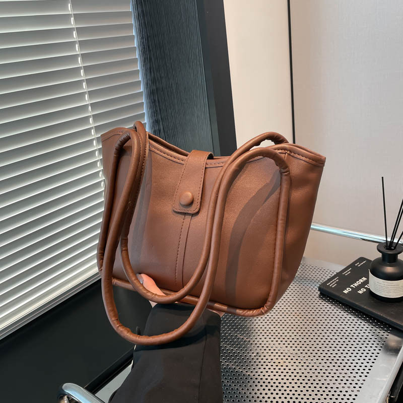 Bolsa de balde popular 2025 primavera nuevo estilo coreano retro de gran capacidad clase de viaje bolsa de hombro bolsa de moda