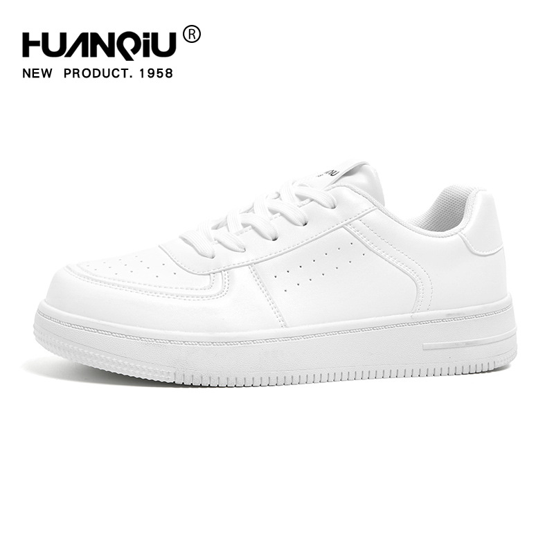Univerzalni beli čevlji za moške, novi beli, vsestranski, trendovski korejski slog, športni, priložnostni, par superg za ženske_voghion.com