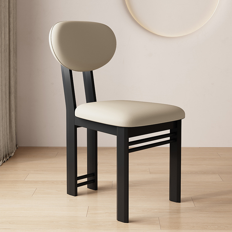 2025 nueva silla de comedor de madera sólida sala de estar doméstica hotel leche tienda de té silla de respaldo nórdica silla de maquillaje