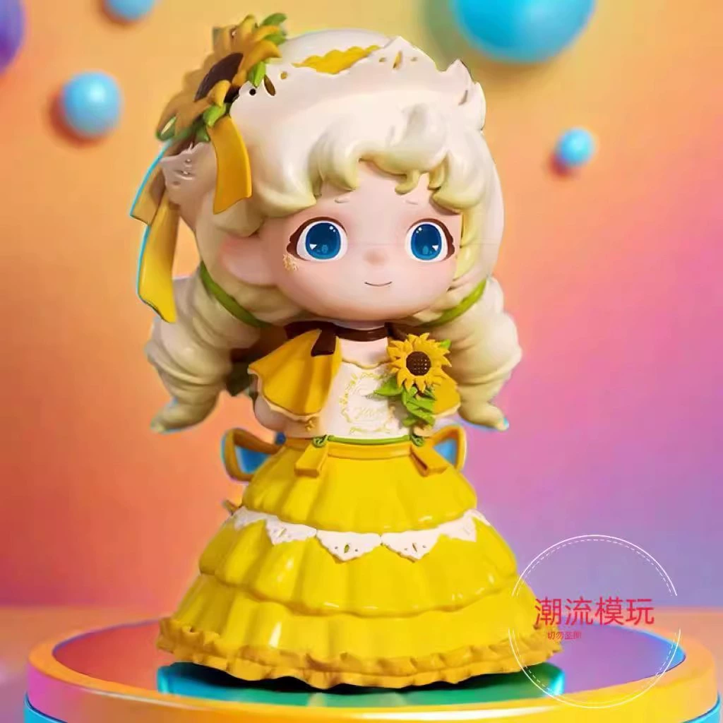 Праздничный черный принцесса гречневая каша JOY ранняя весна дневниковая серия слепая коробка трендовые периферийные милые фигурки