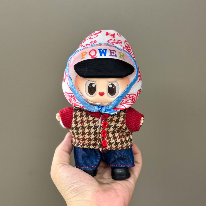スポットラブブベビー服17cmラブブブラインドボックスペンダント第一世代と第二世代のビニールぬいぐるみ着替えセット|undefined