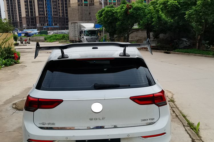 General Motors Punch-Free Large Tail Sedan GT Carbon Fiber High-Foot Spoiler Fixed Wind Tail