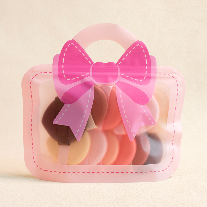 Macaron cojín soplo versión de hojaldre super suave en contacto con el agua para agrandarse 10T base de crema BB súper gruesa maquillaje de doble cara mar