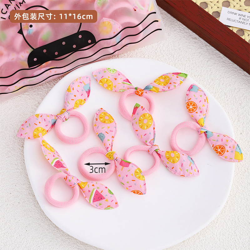 [pink orange rabbit ears] 1 piece