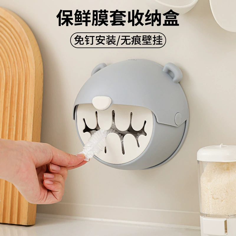 Большая зубная медведь настенная полиэтиленовая пленка чехол для хранения