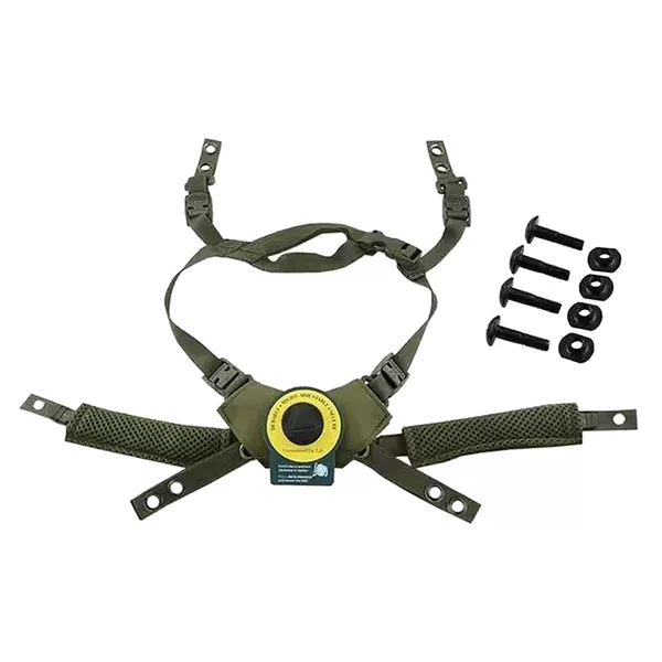 Wendy Hanging Helmet Lining Fast Adjustable Shock-Absorbing Buffer Rotating Chin Strap Cs Tactical Helmet Accessories