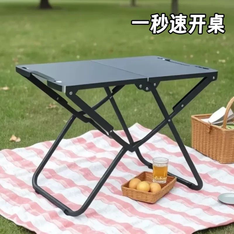 炭素鋼屋外折りたたみテーブルキャンプ軽量 IGT 戦術的なテーブルと椅子便利なティーテーブル屋外テーブル折りたたみ式|undefined