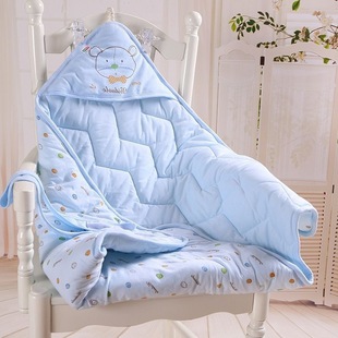 Newborn Baby Blanket, Newborn Summer Thin Quilt, Pure Cotton Supplies, Autumn and Winter Thickeneded Delivery Room Blanket, Winter Style