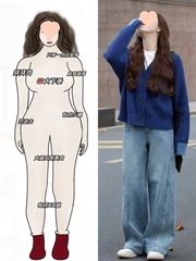 秋装搭配一整套大码胖遮肉显瘦流行漂亮穿搭时尚减龄两件套装女