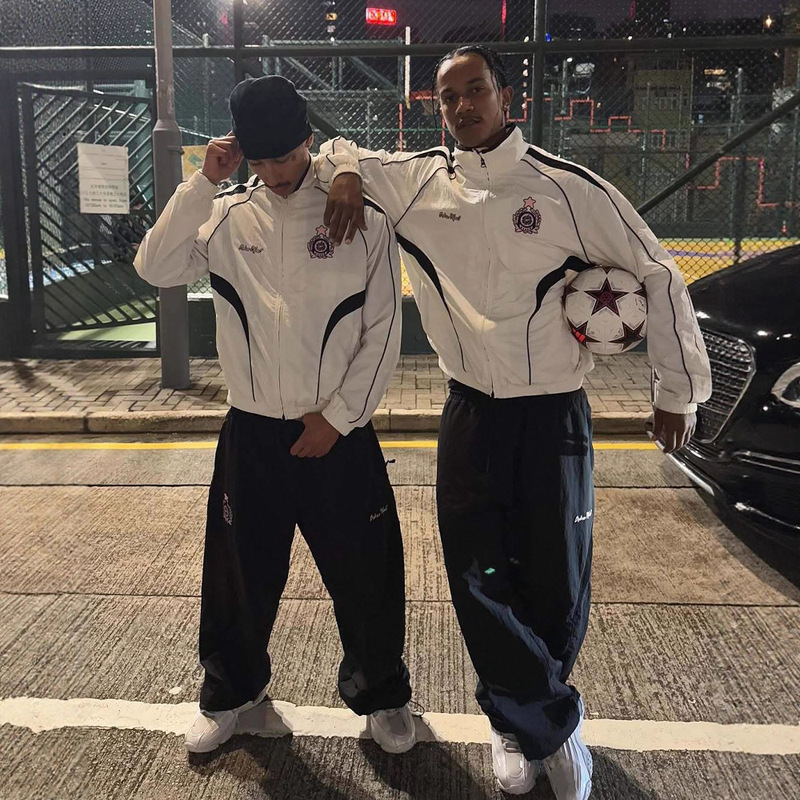 23sクロスボーダー欧米潮牌rhude民族トーテムロゴ半袖シャツセット男女高街半ズボンシャツ|undefined