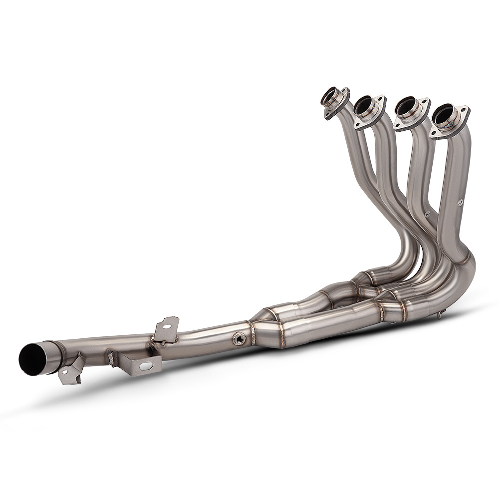 Motorcycle modification: Suitable for GSXR600 750 original diameter front exhaust pipe, connects to the original tail section