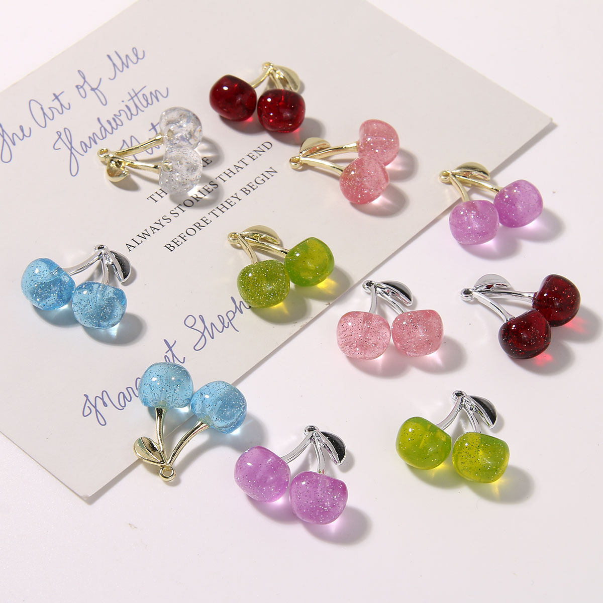 1 Piece Resin Cherry Pendant display picture 3